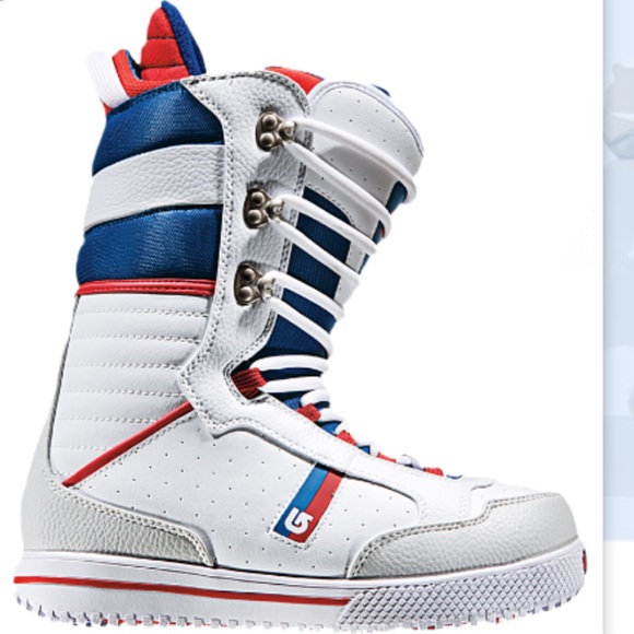 Burton Other - Burton Men’s 11 2009 Flex Poacher Snowboarding Boots Red White Blue
